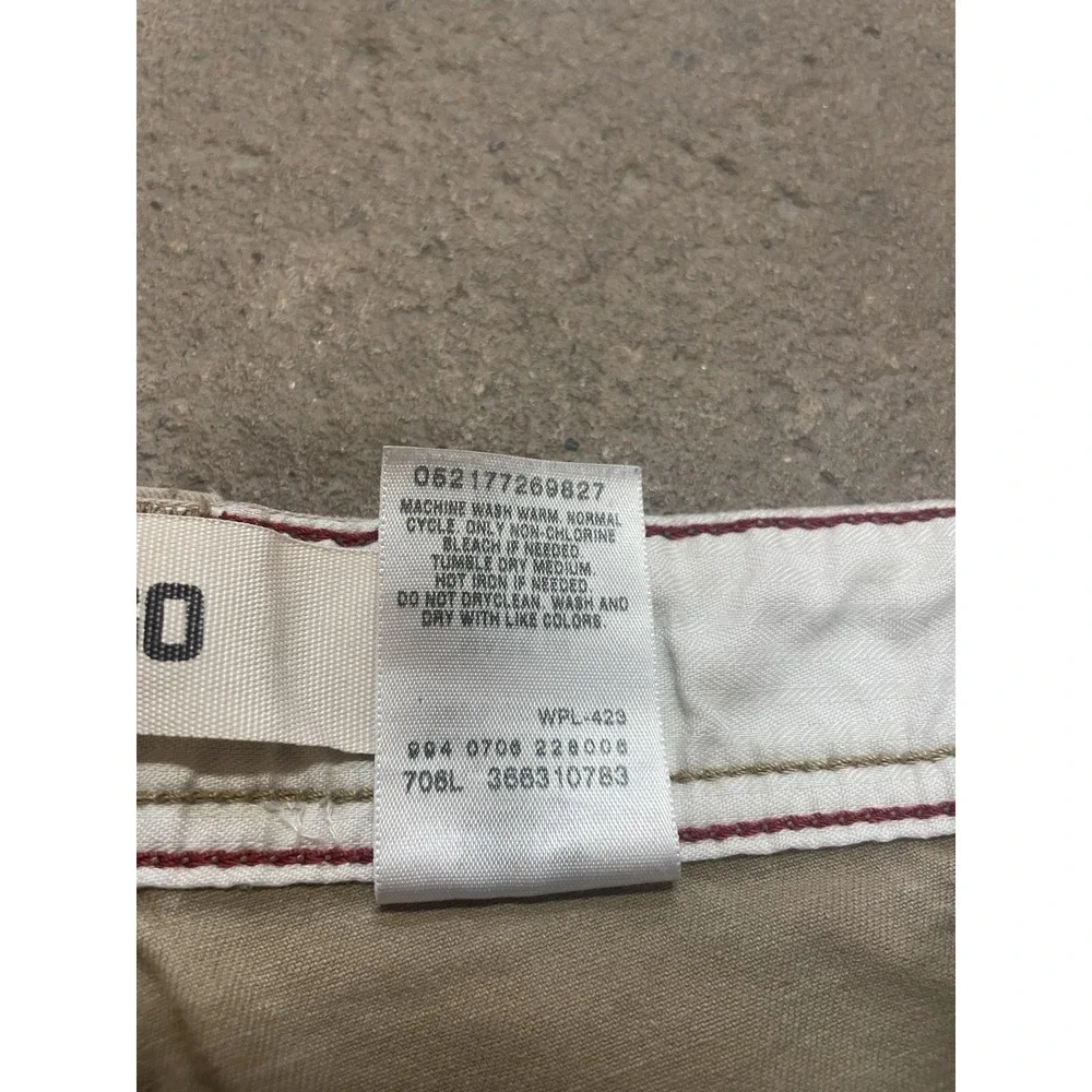 Levis Cargo Shorts Mens 31 Beige Canvas Relaxed Utility Pockets Workwear Zip Fly